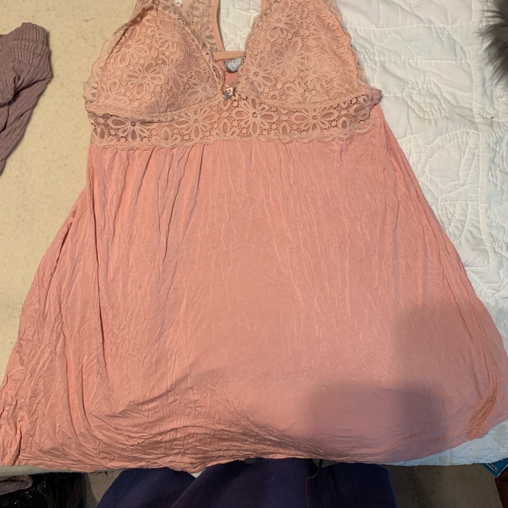 Pink Lace gown